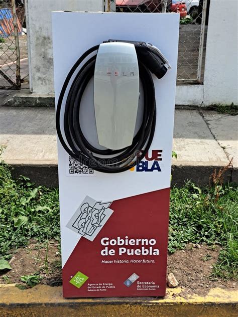 Xicotepec Puebla Mexico Mar 5 2023 Tesla Chargers For Electric