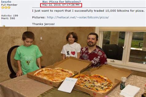 US Man Pays 10 000 Bitcoins For Pizza