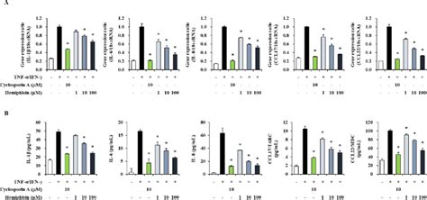 Effect Of Hemiphloin On Pro Inflammatory Gene Expression And Production