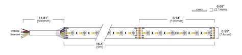 Rgb Cct Led Strip Light Color With Tuneable White Ecolocity Led