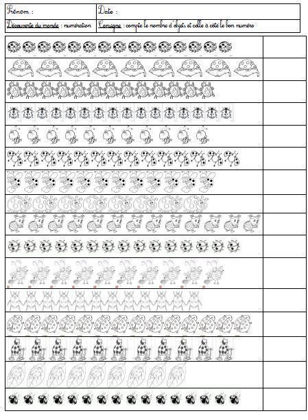 Numération Ms Gs Et Graphisme Ms Maternelle Maternelle Grande