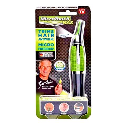 MICRO TOUCH MAX TRIMS HAIR ANYWHERE WITH MICRO PRECISION BUILT IN LIGHT