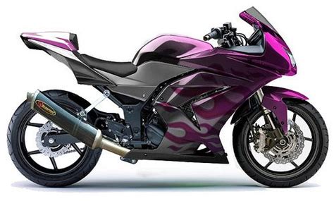 Ninja 250r Custom Paint Jobs Pink Motorcycle Kawasaki Ninja Motorcycle Tshirts