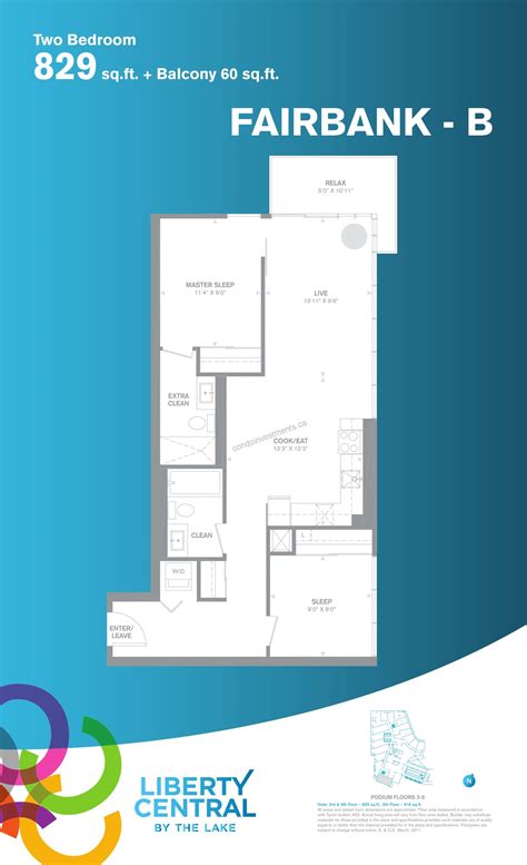 The Liberties Toronto Floor Plan - floorplans.click