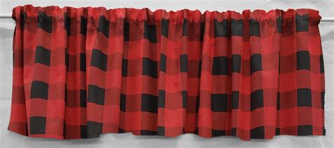 Buffalo Check Plaid Valances By Pennys Needful Things Two Valance