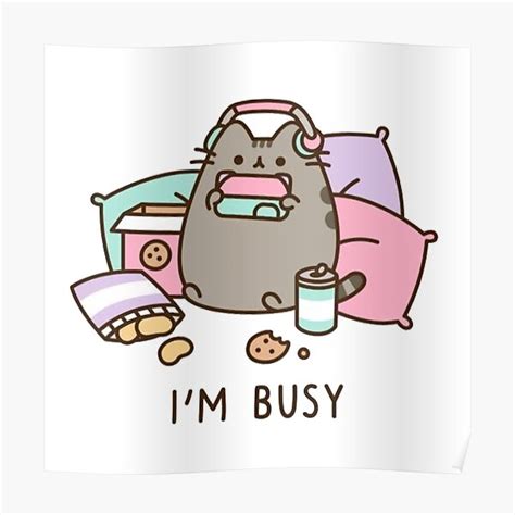 Pusheen Posters Redbubble