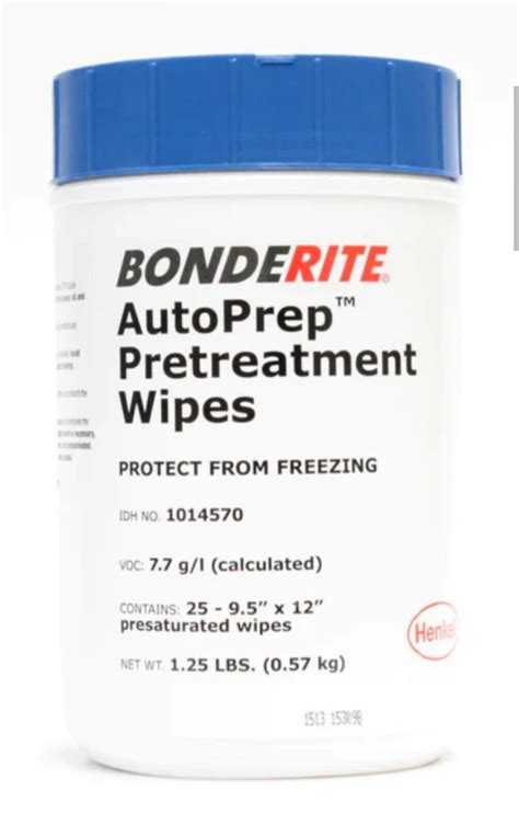 Bonderite Autoprep Pretreatment Wipes IDH NO 1014570 EBay