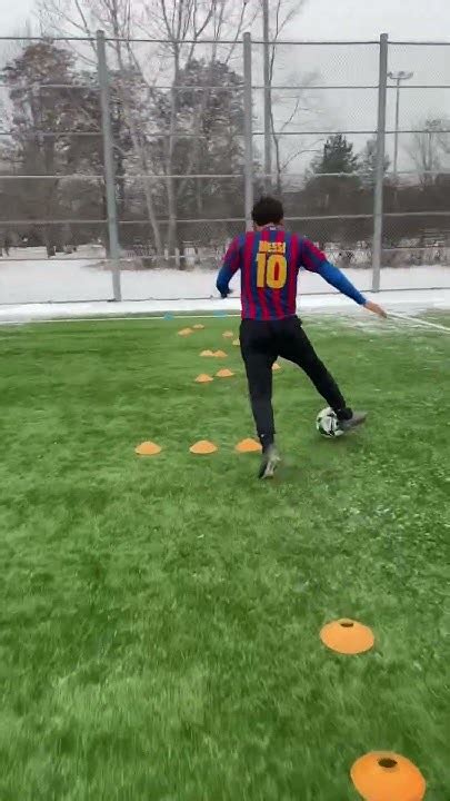 Messi Footwork Drill🔥to Improve Dribbling Footballskills Soccer
