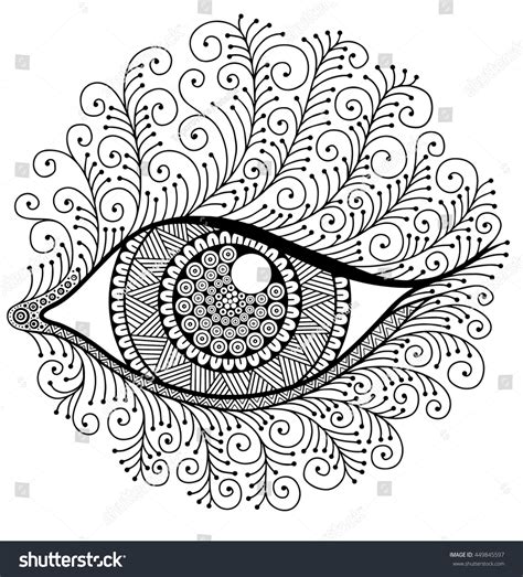 Eyeball Coloring Pages