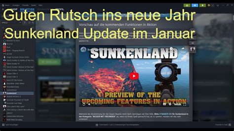 Sunkenland Survivalspiel Happy New Year Update Sunkenland Januar