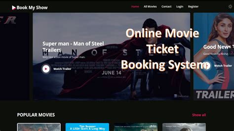 Online Movie Ticket Booking System Youtube