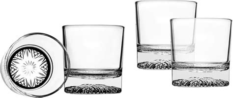 Godinger Dublin Double Old Fashioned Glasses For Liquor Beer Wine And Juice Set