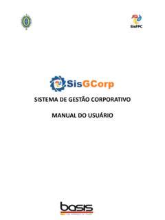 Sistema De Gest O Corporativo Manual Do Usu Rio Sistema De Gest O