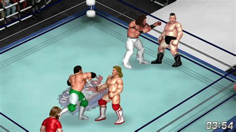 Tom Magee Vs Walter Vs Nick Comoroto Vs Mitsuharu Misawa Fire Pro