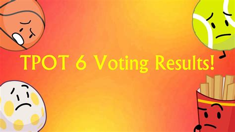 TPOT 6 Voting Results Overtime YouTube