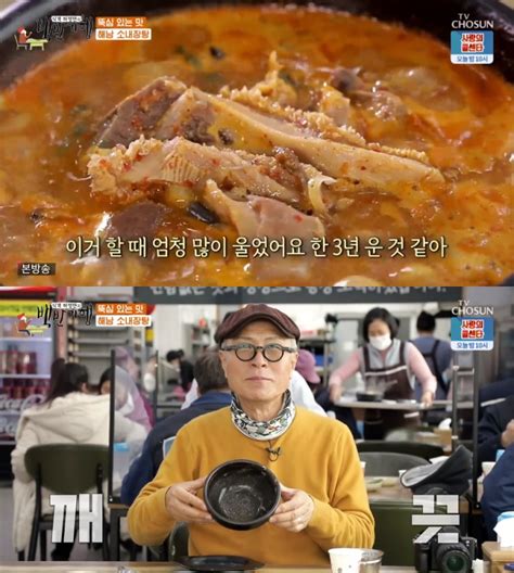 종합 ‘식객 허영만의 백반기행 해남 맛집 소내장탕 생선구이정식 머릿고기 外 “이종혁과 함께” 장필구 기자 톱스타뉴스