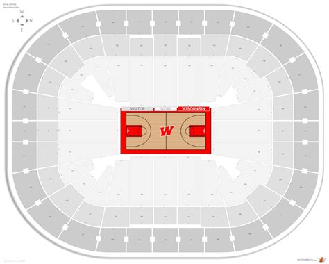 Kohl Center Seating Guide: Section 124 Row Q Details 19