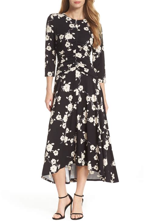 Maggy London Ruched Waist Midi Dress Nordstrom