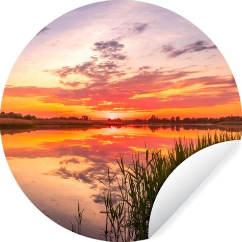 WallCircle Muurstickers Behangcirkel Water Lucht Natuur