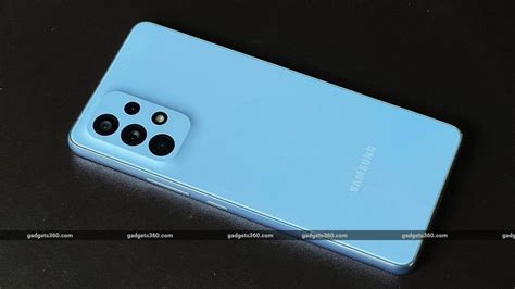 Samsung Galaxy A54 5g Leaked Renders Show Design Triple Rear Camera Setup Hint At Four Colour