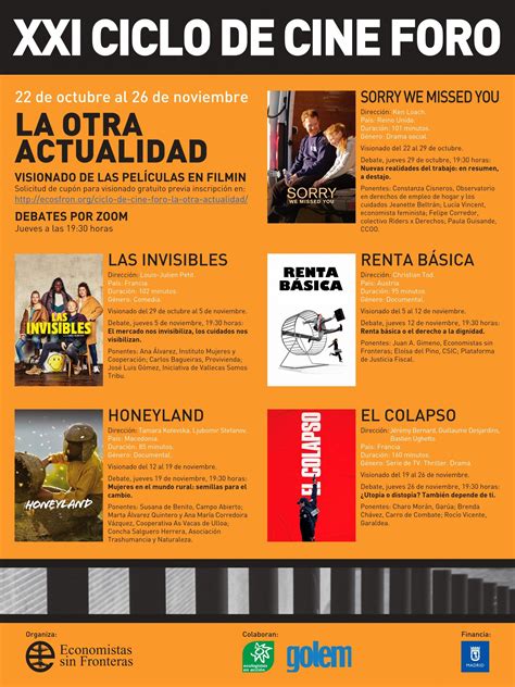 Ciclo De Cine Foro La Otra Actualidad Economistas Sin Fronteras