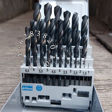 Jual NACHI HSS Mata Bor Set 25 Pcs Straight Twist Drill Bit 1 13 Mm