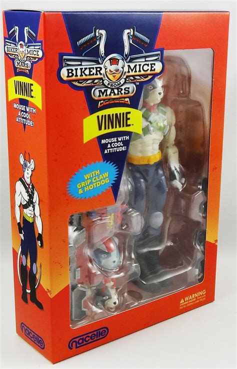 Biker Mice from Mars Nacelle Vinnie Figurine articulée 17cm