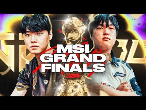 MSI GRAND FINALS 2024 GENG VS BLG CHOVY VS BIN CAEDREL YouTube