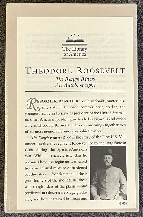 Theodore Roosevelt The Rough Riders An Autobiography By Roosevelt