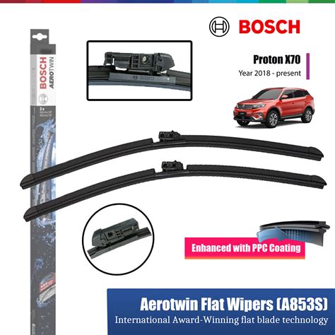 Proton X Present A S Bosch Aerotwin Flat Windscreen Wiper Set