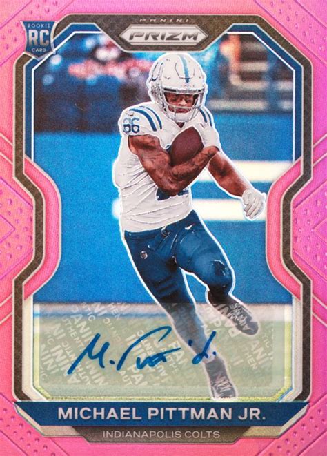 Michael Pittman Jr Prizm Rookie Autographs Pink Price