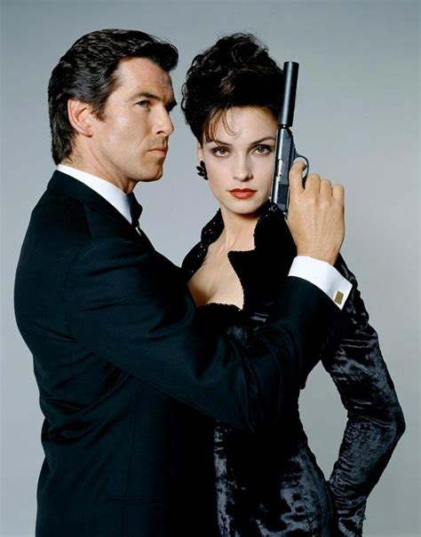 John Stoddart - Pierce Bronsan and Famke Janssen “GoldenEye - James Bond” (Limited Edition of 25 ...