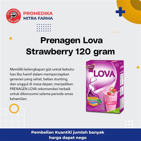 Jual Prenagen Lova Strawberry Gram Susu Kehamilan Dan Menyusui