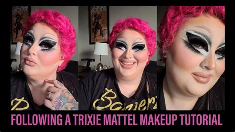 Following A Trixie Mattel Makeup Tutorial Youtube