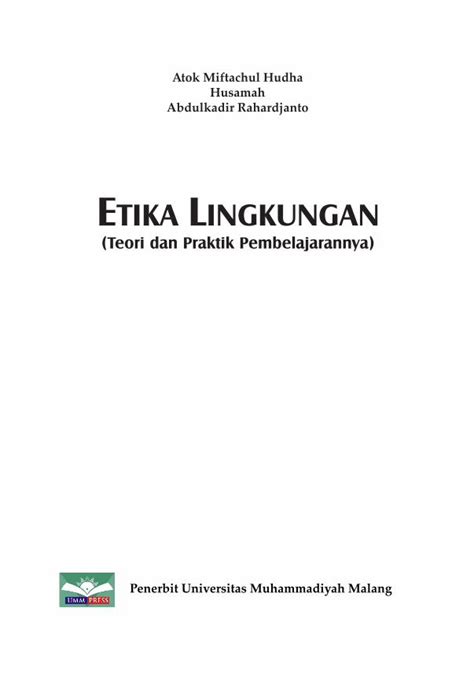 PDF ETIKA LINGKUNGAN Eprints Umm Ac Ideprints Umm Ac Id 46884 7