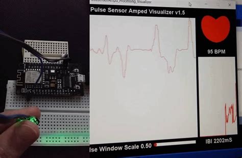 Monitor Heart Rate Using Pulse Sensor And ESP8266 NodeMCU