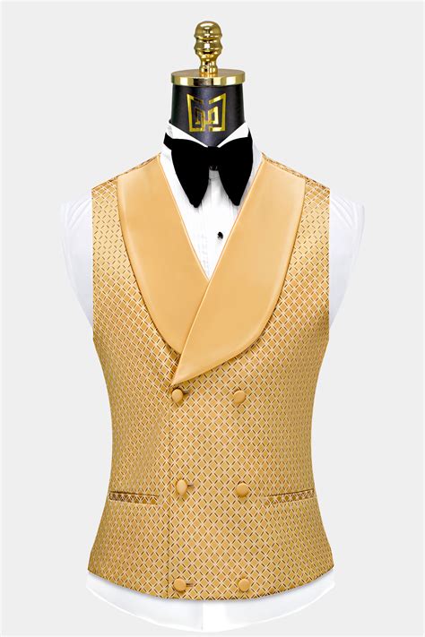 Gold Checkered Tuxedo Suit Gentleman S Guru