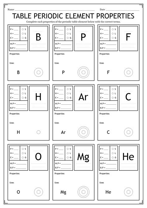 18 Using The Periodic Table Worksheet Free Pdf At