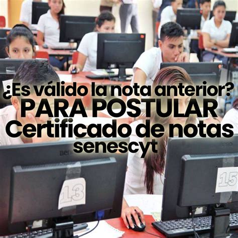 Validación De La Nota Anterior Para Postular Al Proceso De Admisión