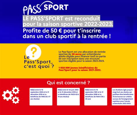 Le Passsport Est Reconduit Pour La Saison Sportive