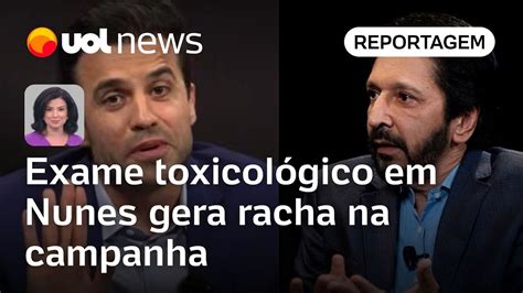 Após ataque de Marçal exame toxicológico em Nunes antes de debate gera