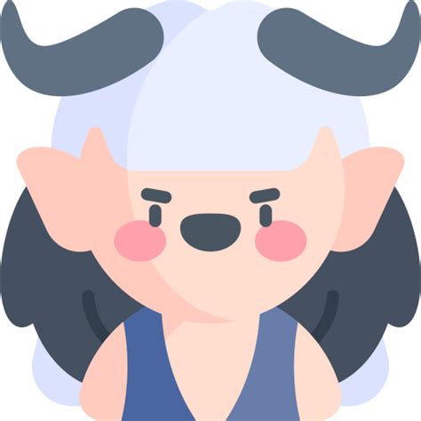 Succubus Kawaii Flat Icon