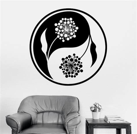 Mandala Wall Sticker Home Decal Buddha Yin Yang Floral Variety The