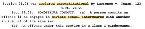 An Introduction to Constitutional Law » Lawrence v. Texas