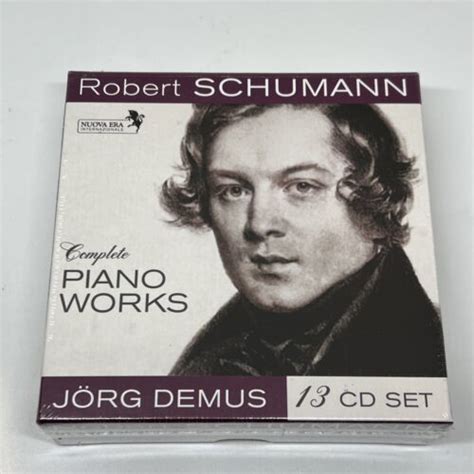 Robert Schumann Complete Piano Works By Jorg Demus Brand New Cd Box