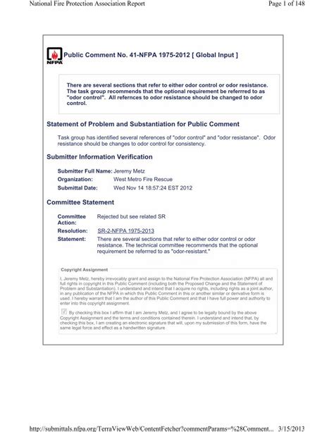 Pdf Nfpa Standards Development Site Second Draft Nfpa Standards