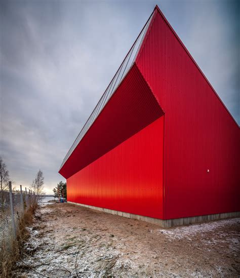 Oil Spill Recovery Unit In Finland Is Illuminated By Angled Clerestory Window