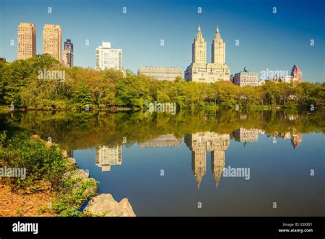 Central Park At Sunny Day Stock Photo Alamy
