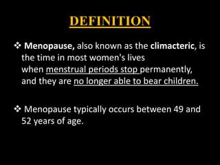 Menopause | PPT