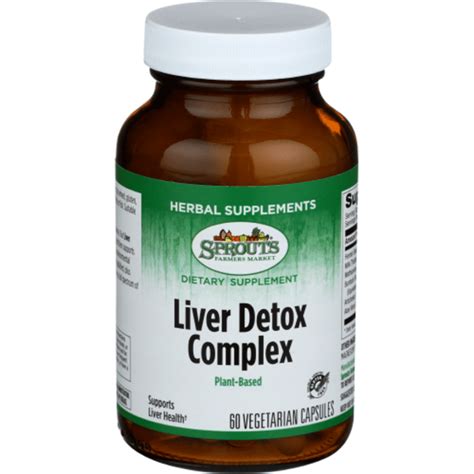 Sprouts Plant Based Liver Detox Complex Capsules 60 Ct Instacart